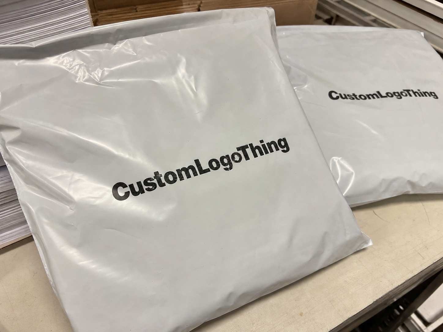 Custom Apparel Poly Bags for Subscription Boxes to Order