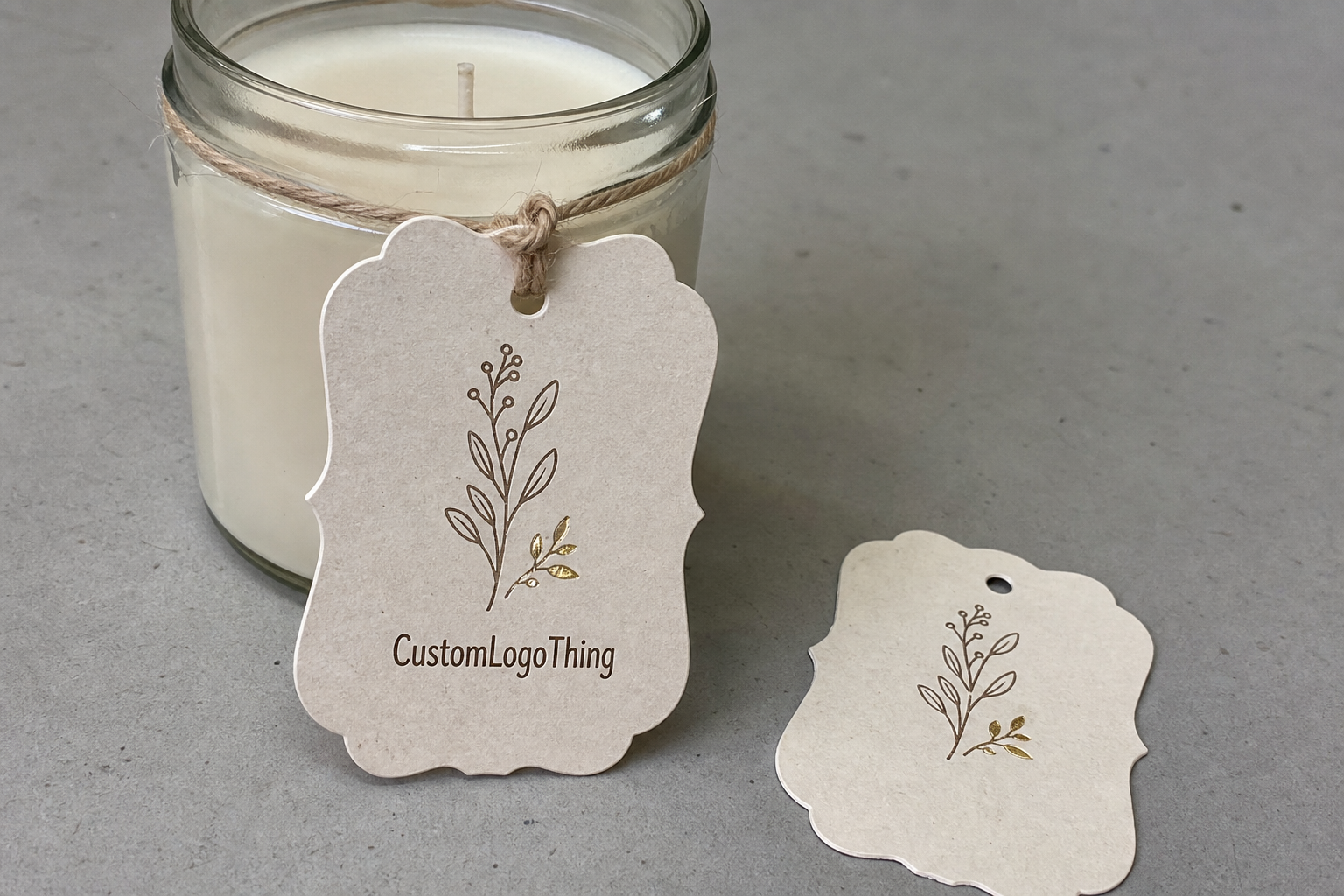 Custom Hang Tags for Candle Brands Unit Cost Breakdown