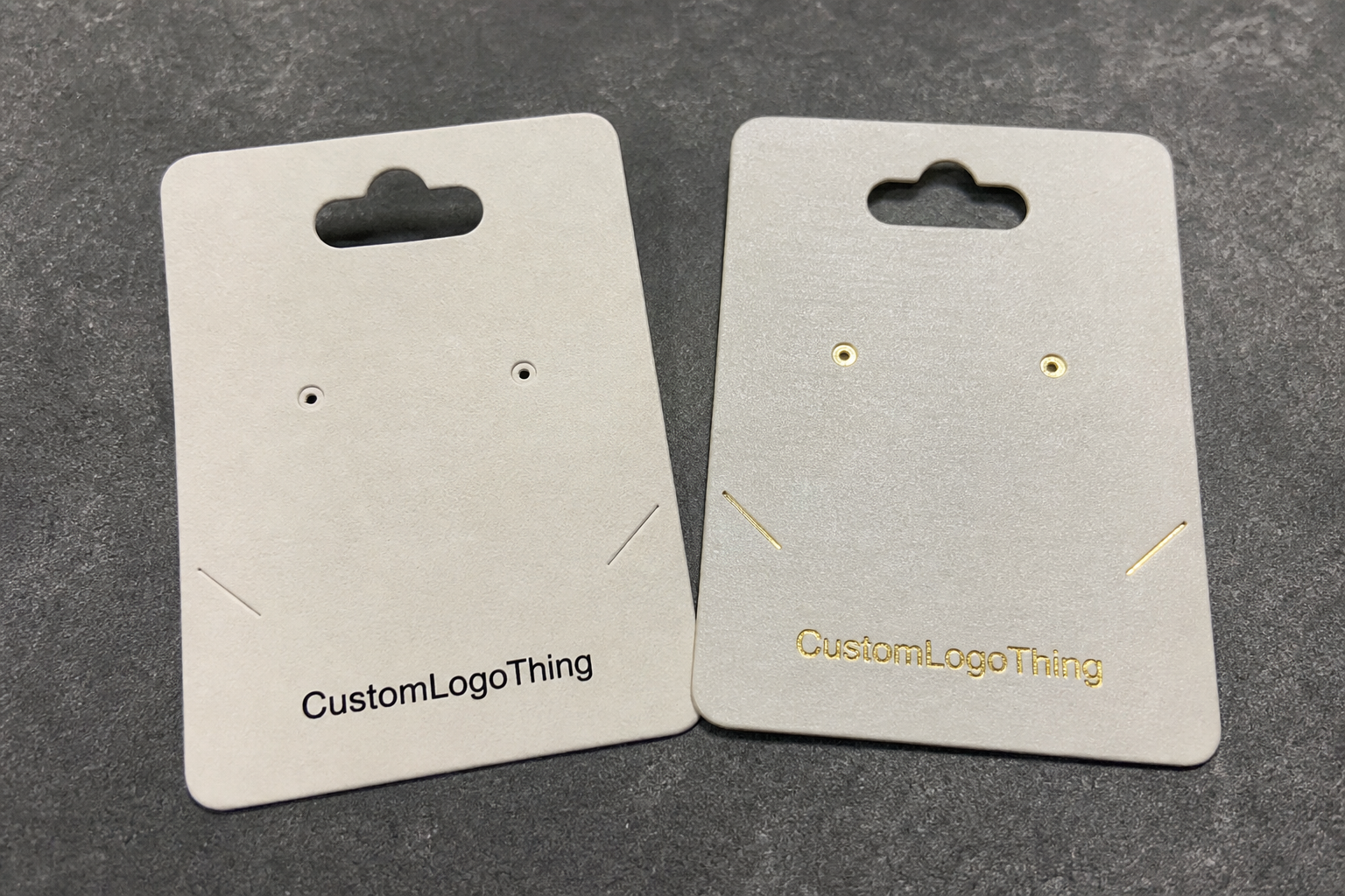 Printed Hang Tags: Jewelry Packaging Finish Comparison