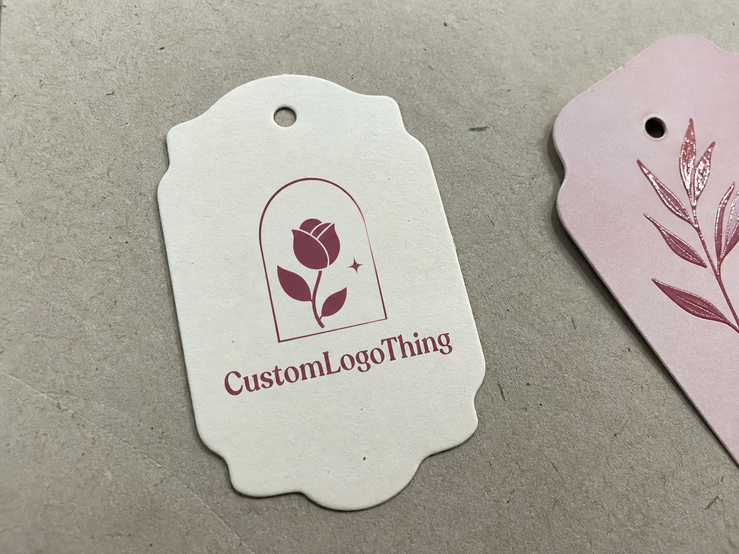 Custom Hang Tags for Cosmetics Brands: Sample Approval