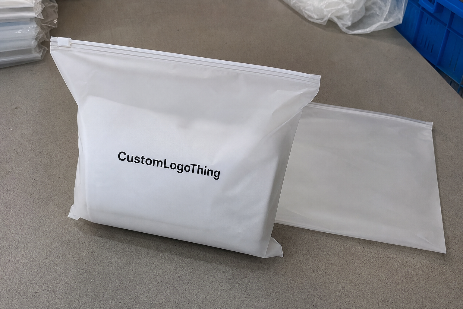 Fitness Studio Frosted Zipper Bags Wholesale Planning
