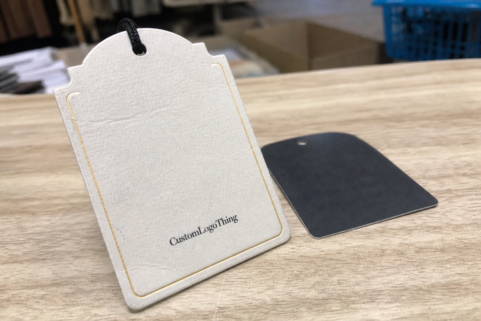 Why luxury hang tags change how private label apparel is perceived - CustomLogoThing packaging example