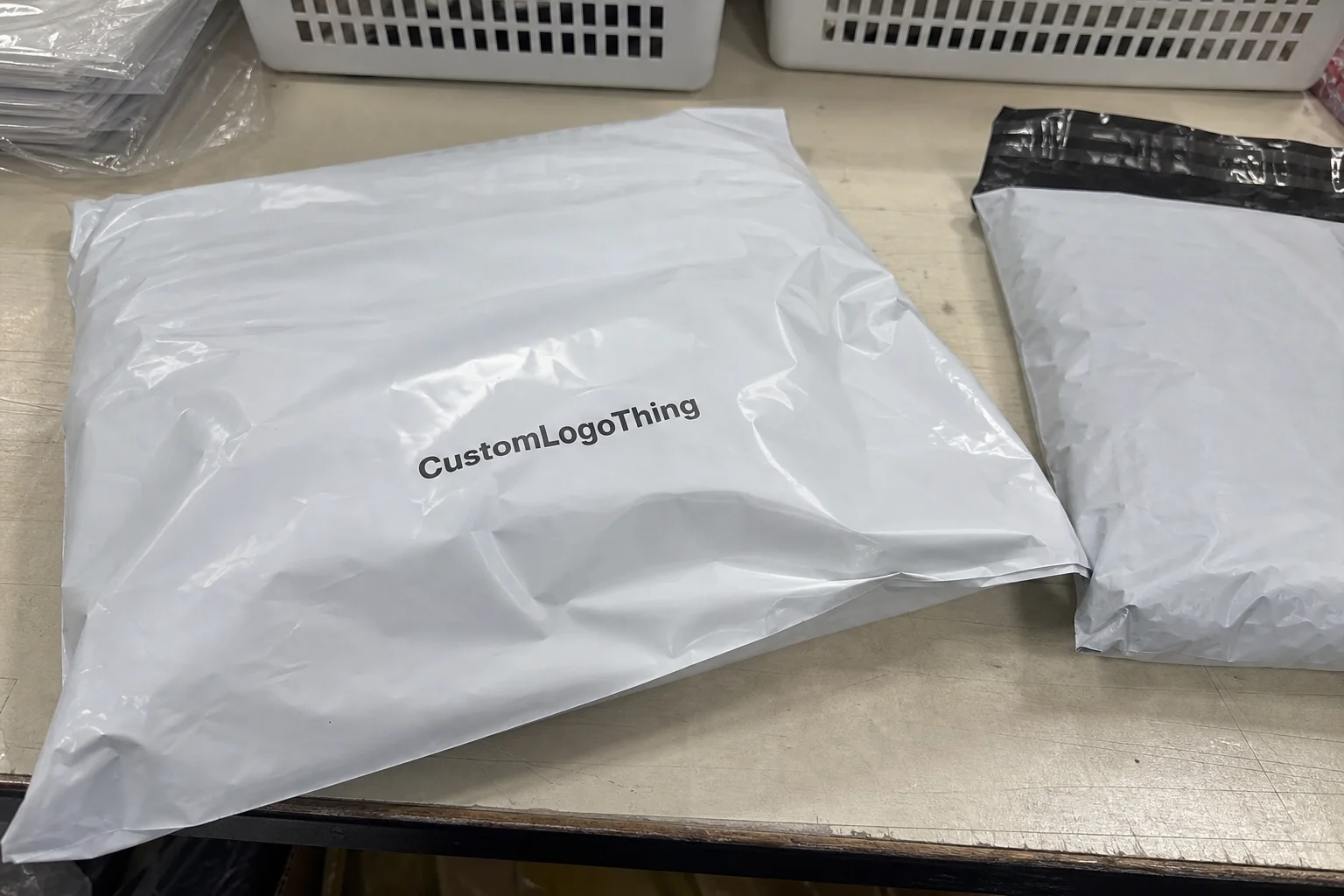 Event Merch Custom Poly Mailer Bags Wholesale Order Planning