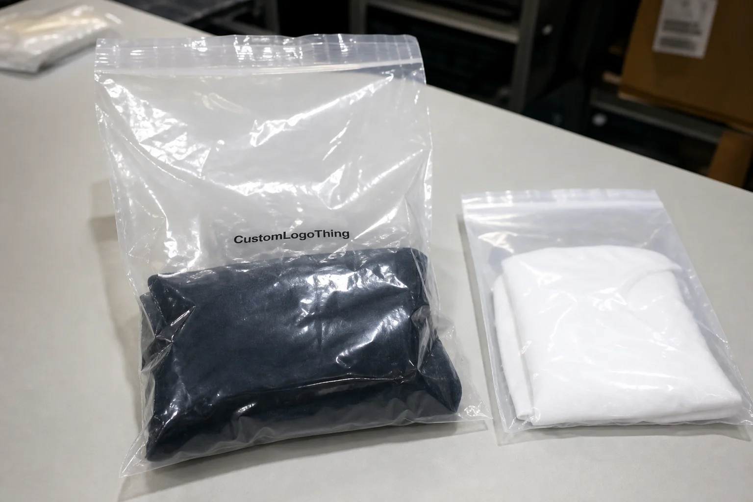 Printed Apparel Plastic Bags Bulk: Order Custom Bags