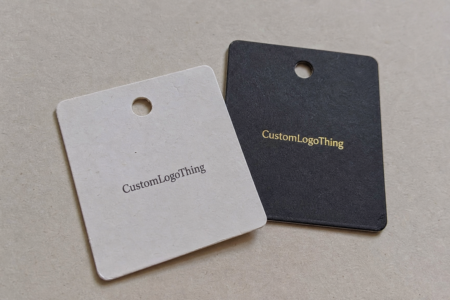Branded Jewelry Hang Tags: Compare Print Finish Options