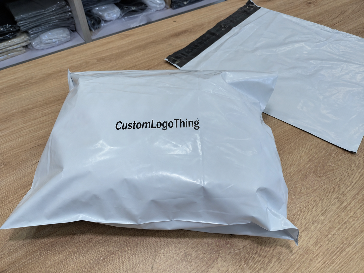 Retail Launch Custom Poly Mailer Bags Logo Placement Guide