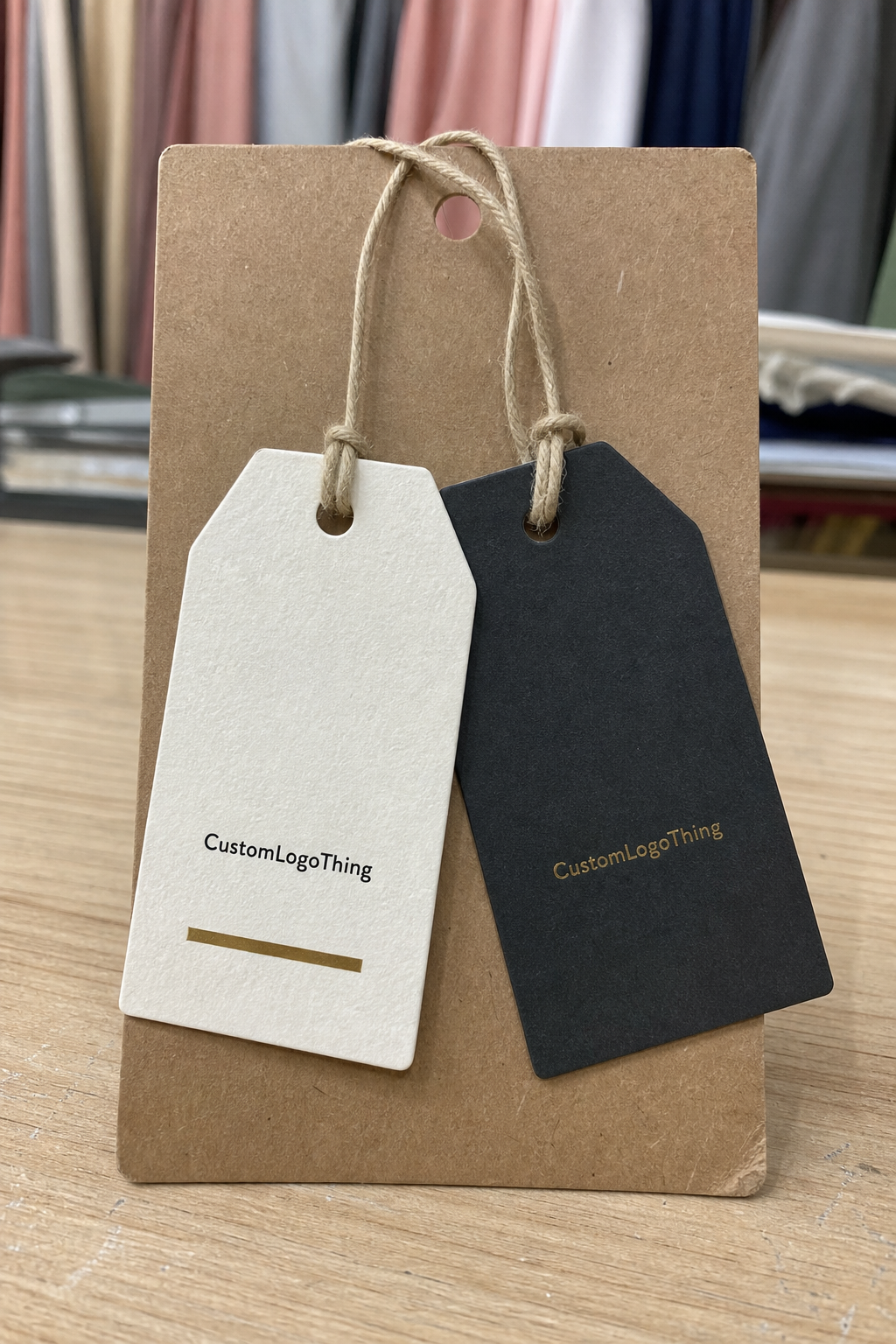 Why logo printed hang tags bulk orders stand out on the shelf - CustomLogoThing packaging example