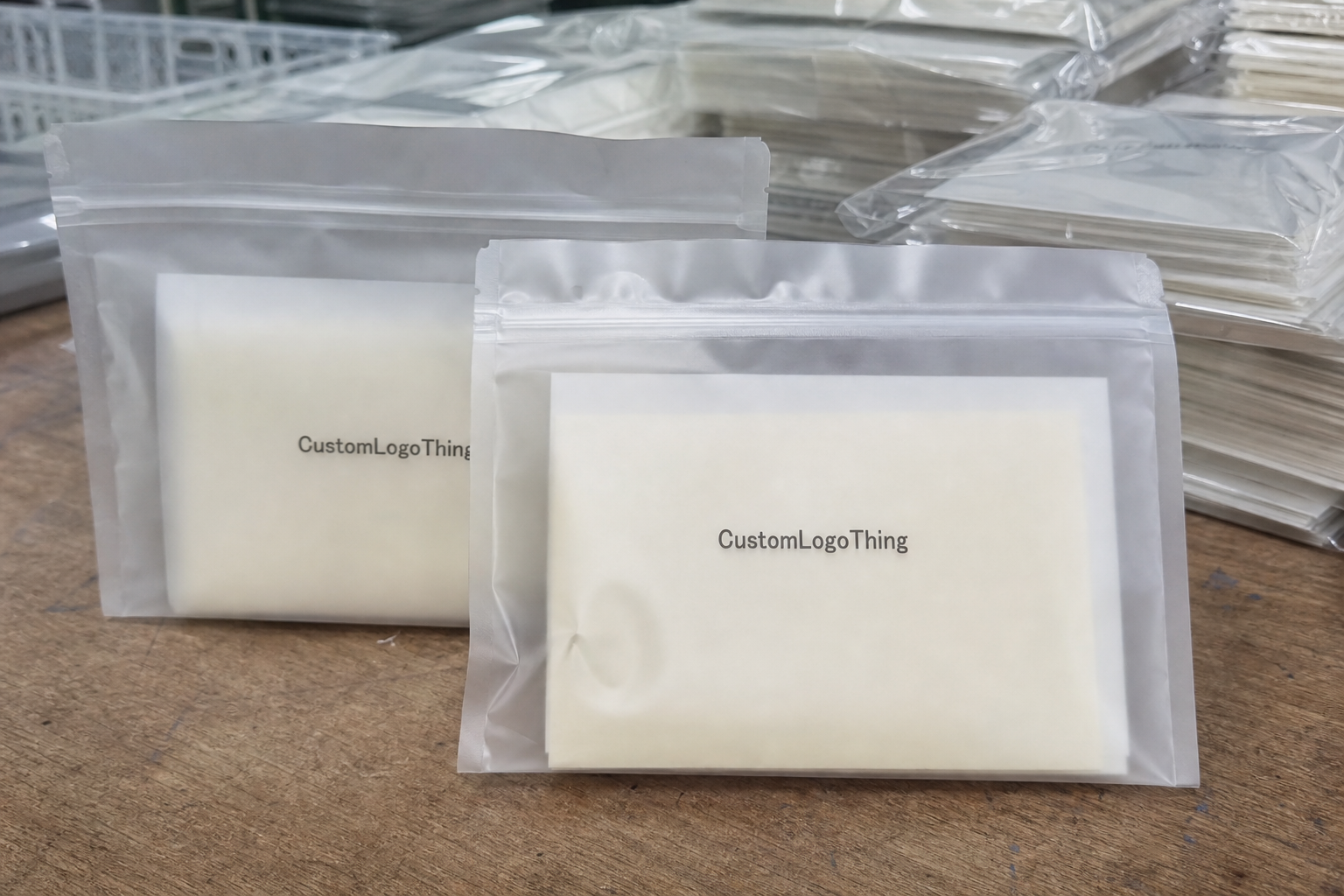 Why stationery frosted zipper bags bulk order planning saves money - CustomLogoThing packaging example