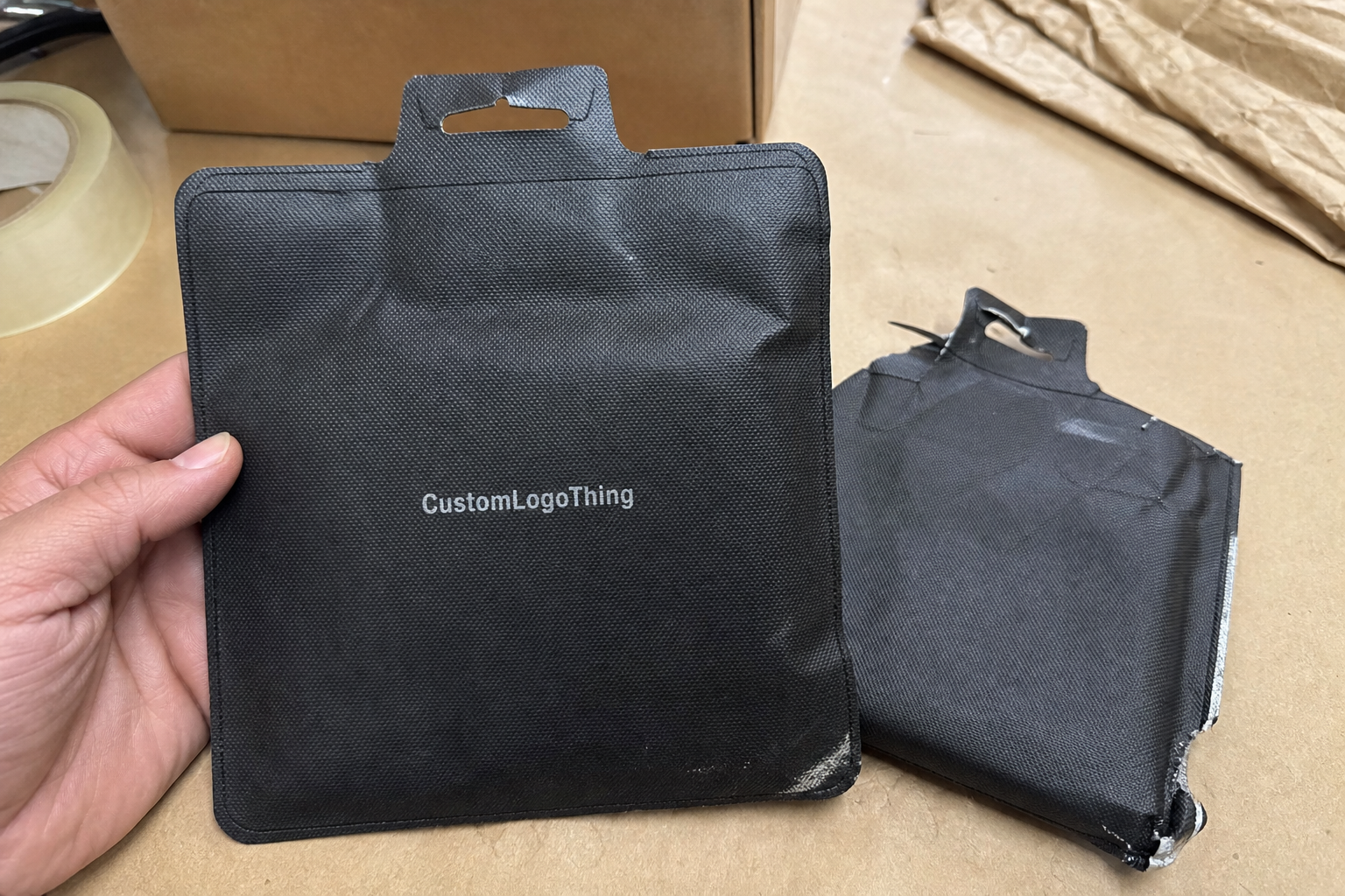 Printed Hang Tags for Sample Kits Shipping Durability