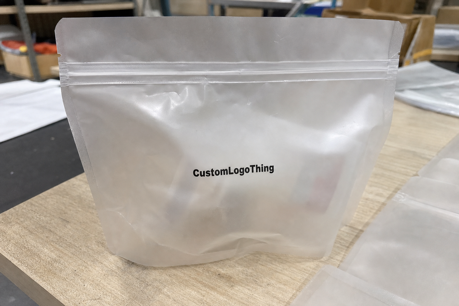 Cosmetics Frosted Zipper Bags Unit Cost for Bulk Orders