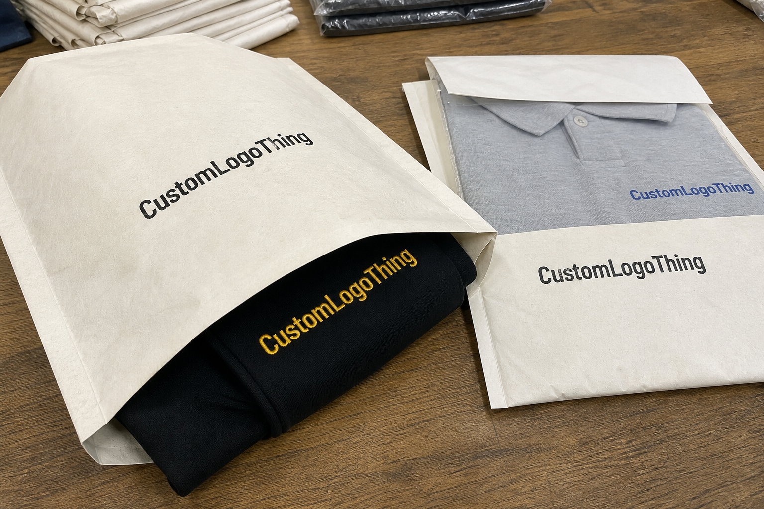 Custom Garment Bags for Embroidered Apparel Buyers