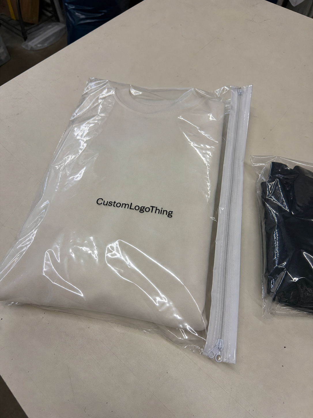 PVC zipper garment bags small batch custom order fast quotes