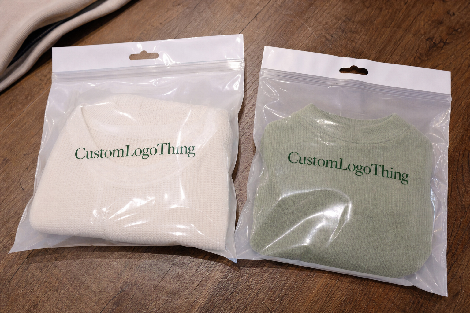 Clear Resealable Poly Bags for Boutique Retailers