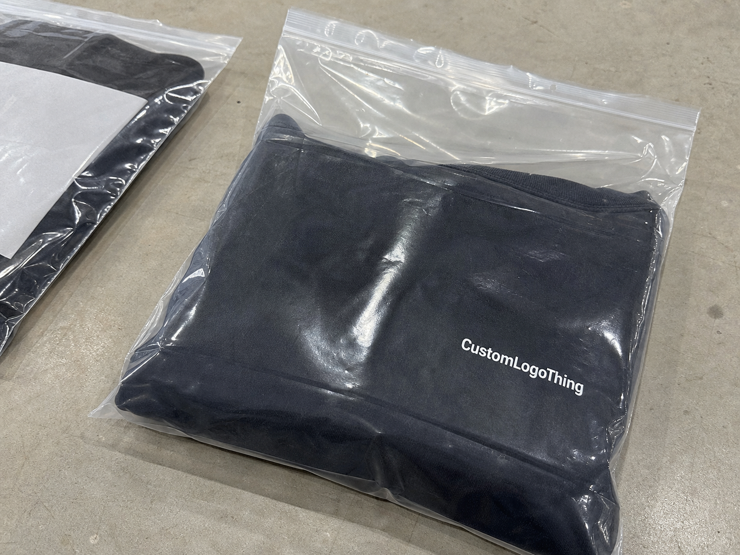 Clear Resealable Poly Bags for Streetwear Labels