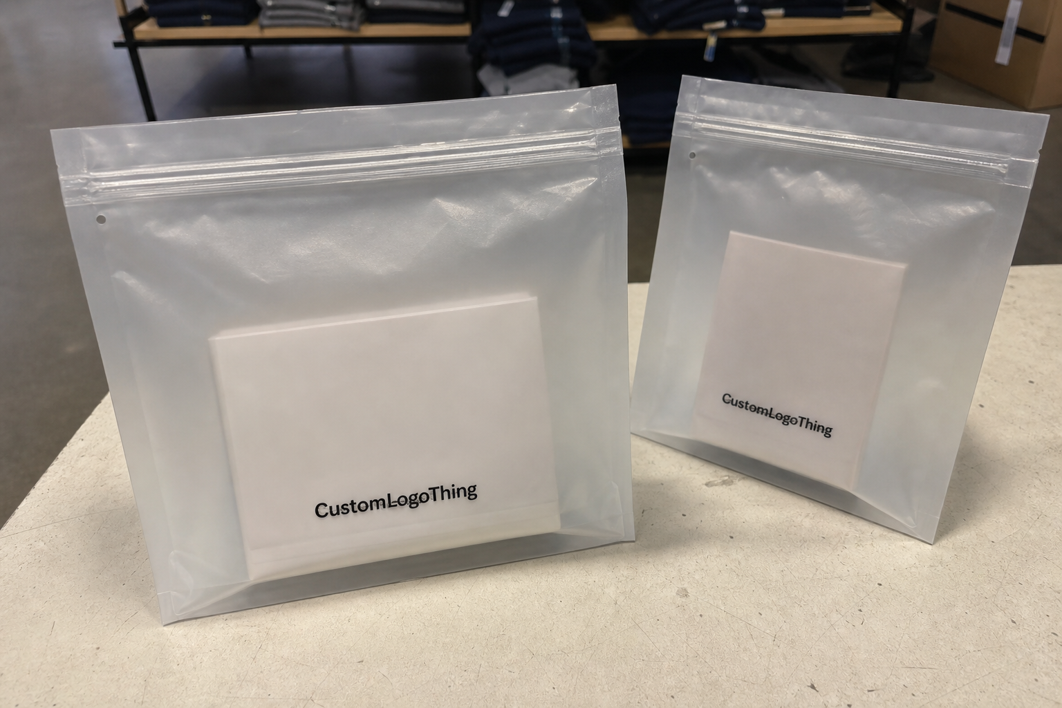 Frosted Zipper Poly Bags for Campus Bookstores: MOQ Planning