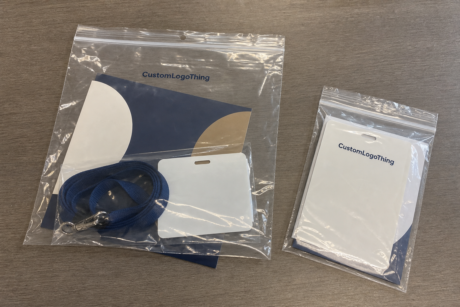 Clear Resealable Poly Bags for Conference Planners