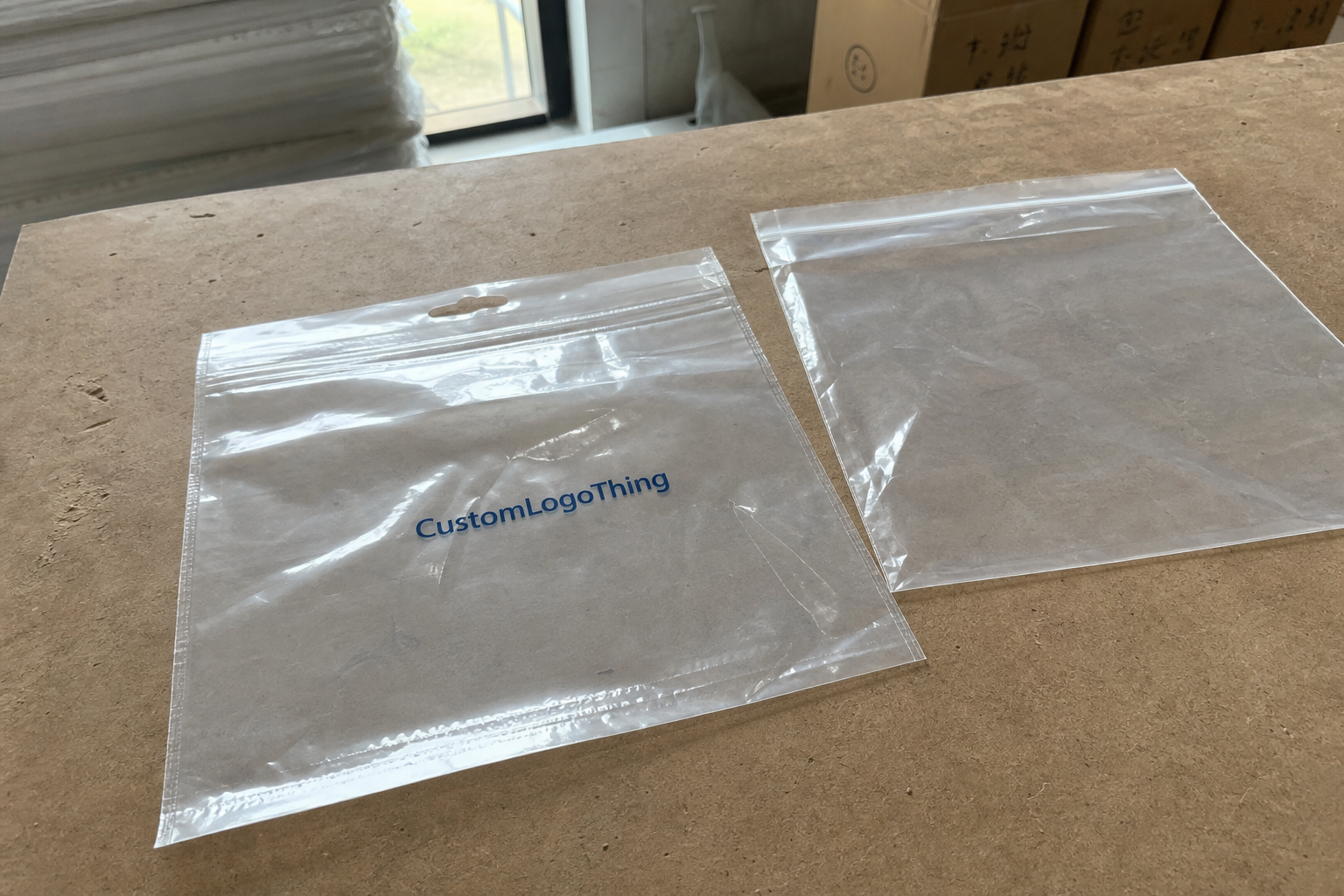 Printed Clear Plastic Bags for Custom Orders That Ship Clean