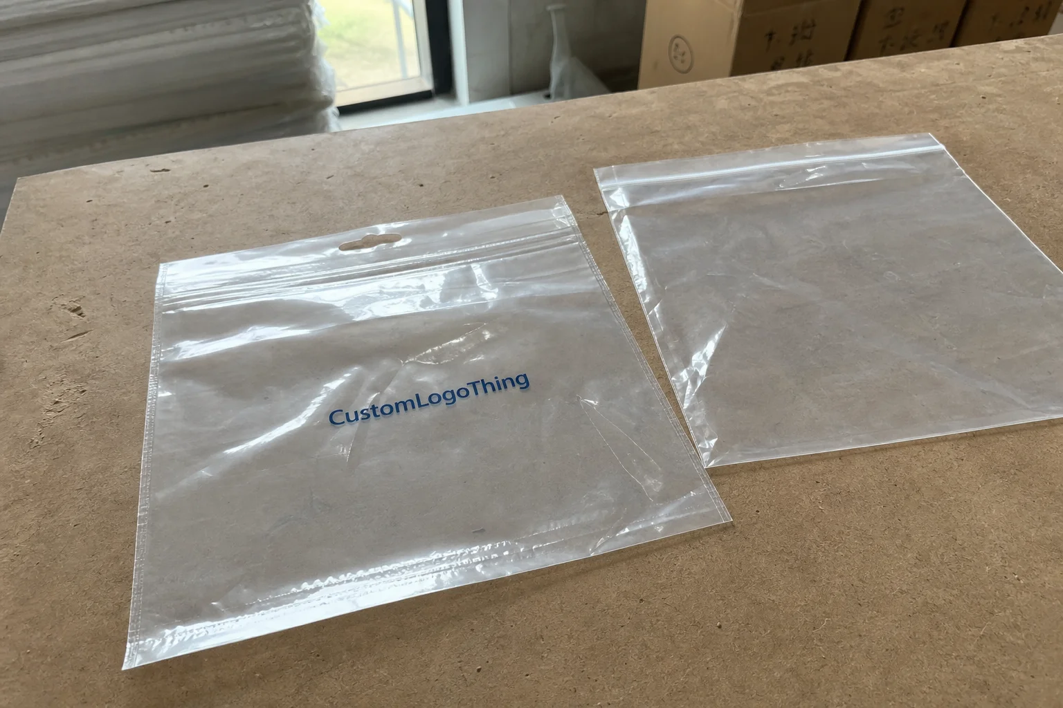 Printed Clear Plastic Bags for Custom Orders That Ship Clean