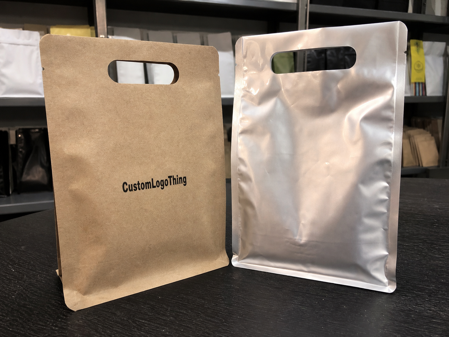 Die Cut Handle Bags for Coffee Brands: Material Comparison