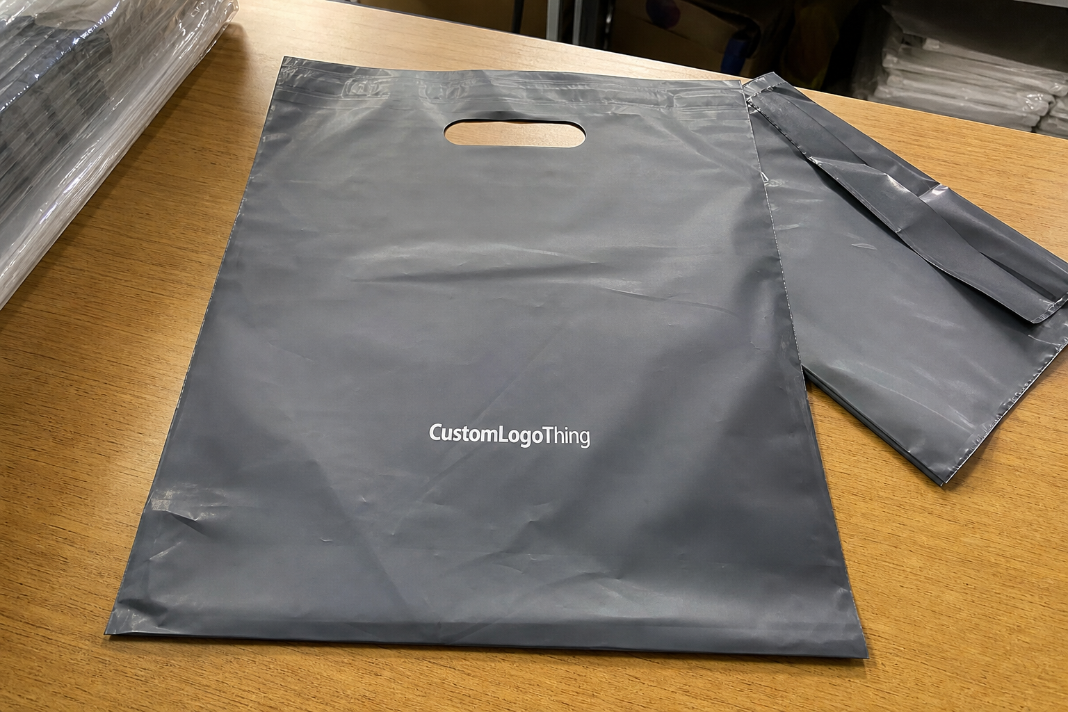 garment poly bags for campus bookstores moq planning - CustomLogoThing product photo