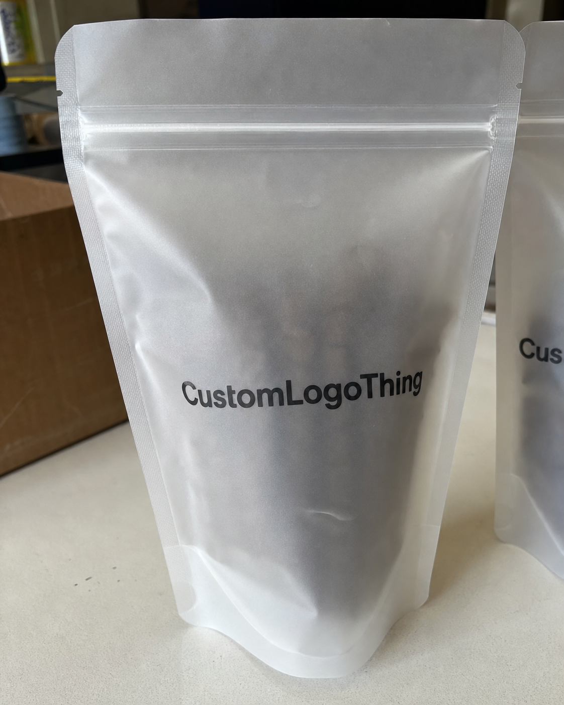 Supplement Frosted Zipper Bags Packaging Insert Checklist