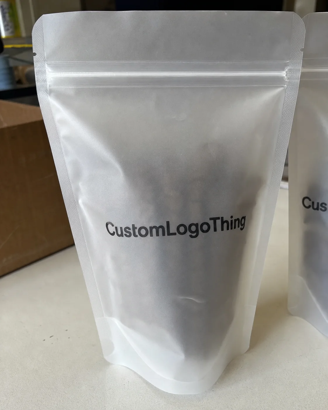 Supplement Frosted Zipper Bags Packaging Insert Checklist
