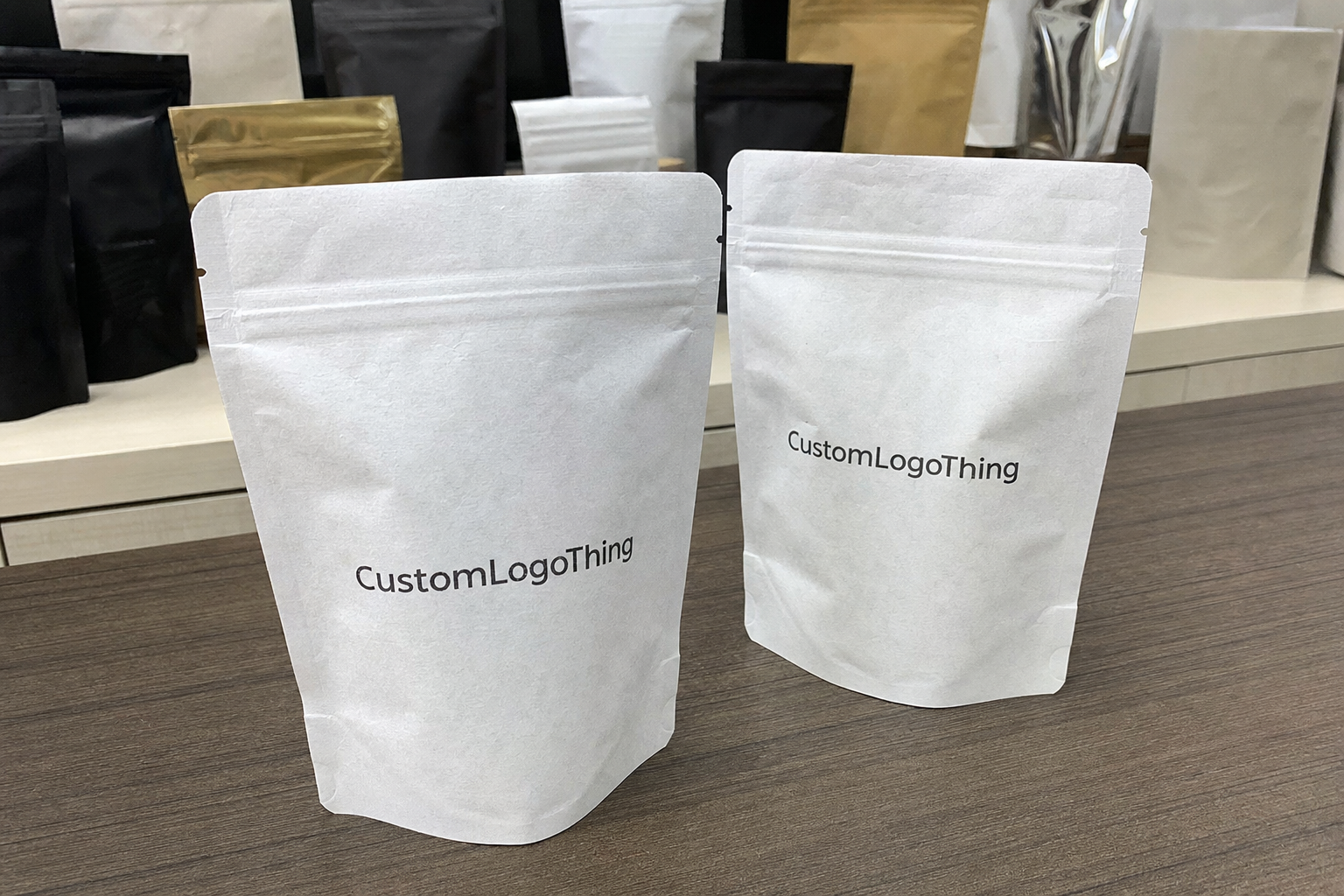 Custom Printed Stand Up Pouches Low Minimum Orders