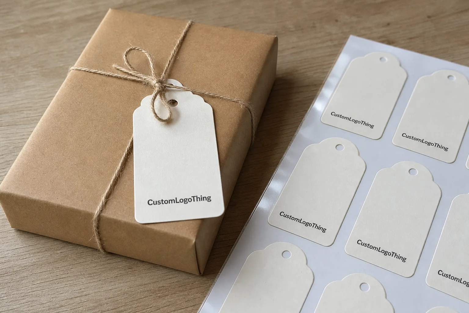 Custom Gift Tag Stickers to Order for Cleaner Packaging