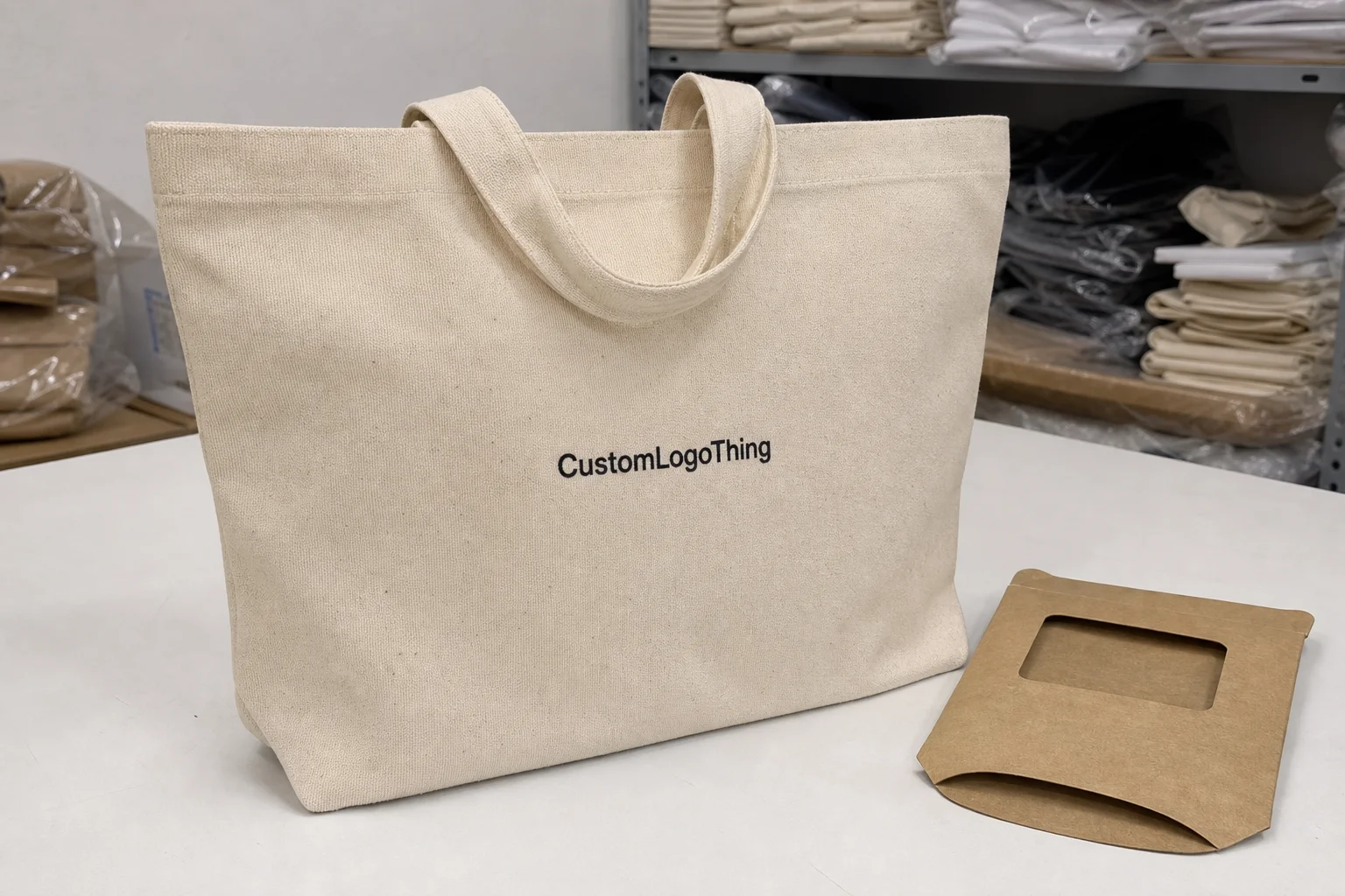 Why budget canvas totes still deliver real brand value - CustomLogoThing packaging example