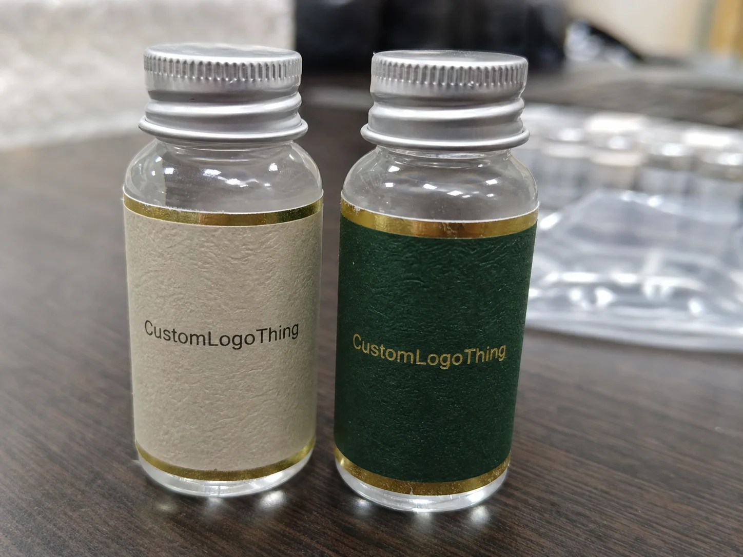 Custom mini bottle labels: what tiny packaging demands - CustomLogoThing packaging example