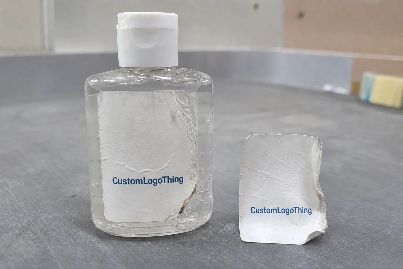 Why sanitizer labels fail faster than the bottle does - CustomLogoThing packaging example