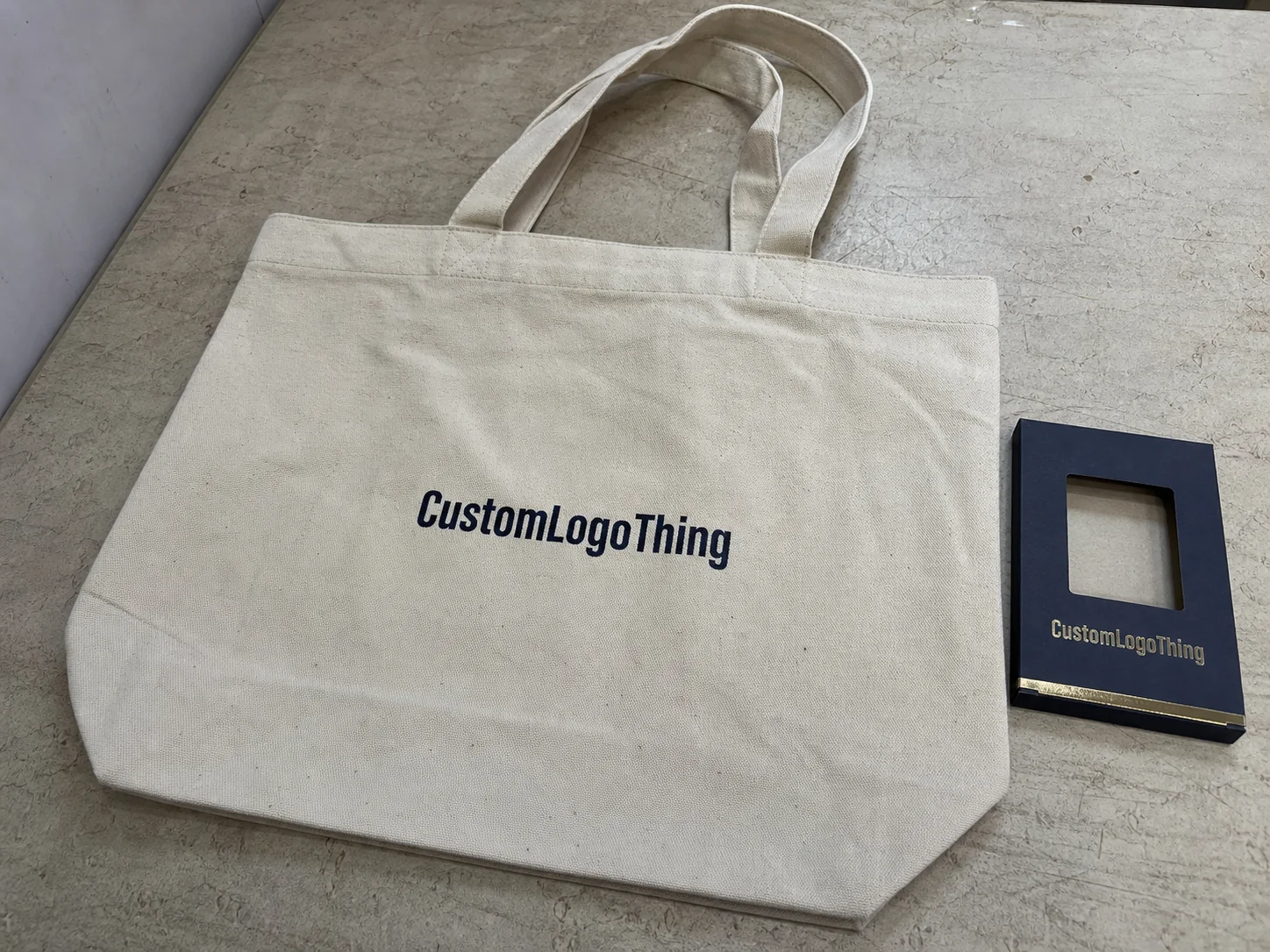 Why canvas totes outperform flimsy promo bags - CustomLogoThing packaging example