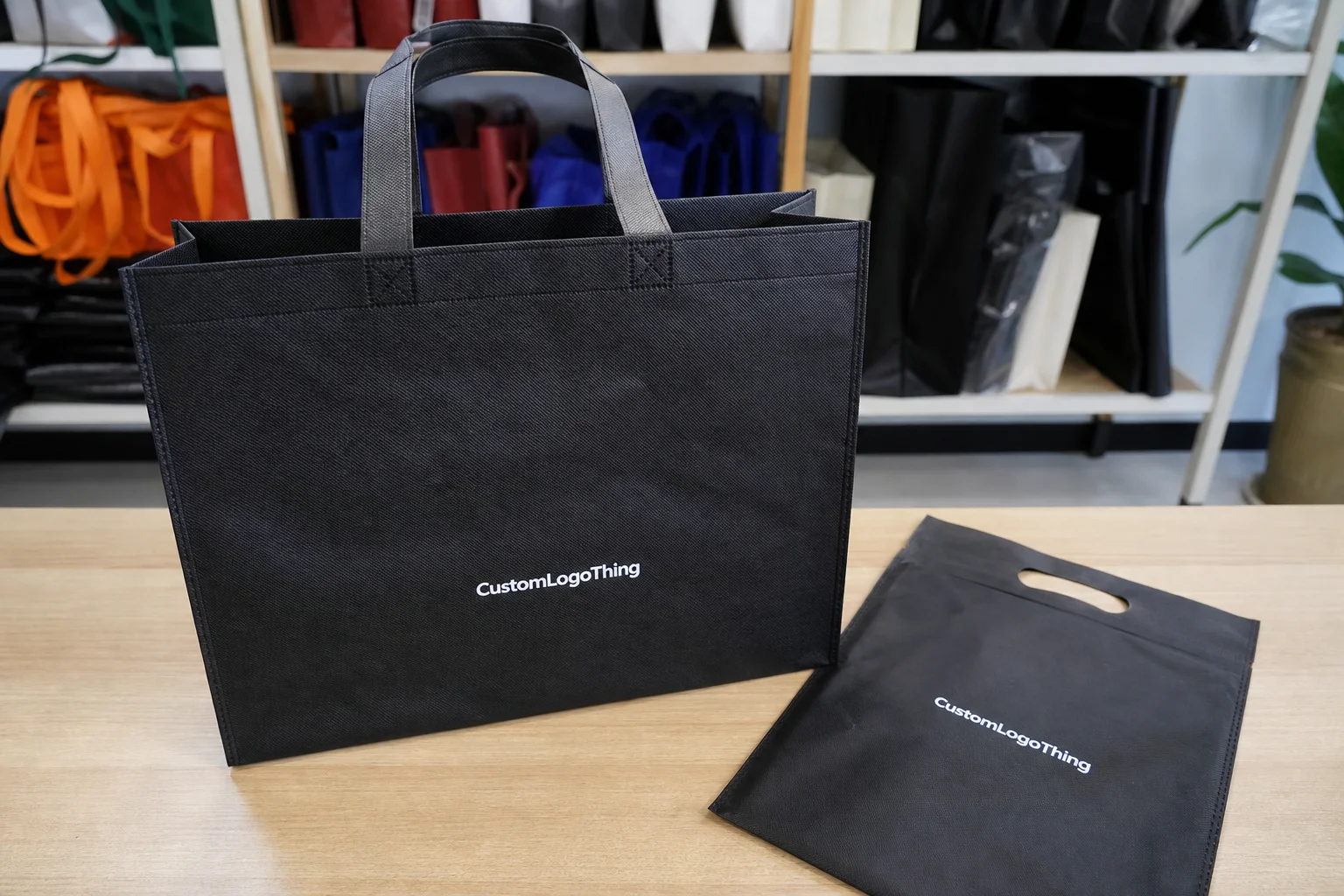 Custom non woven tote bags: why they outperform flimsy giveaways - CustomLogoThing packaging example