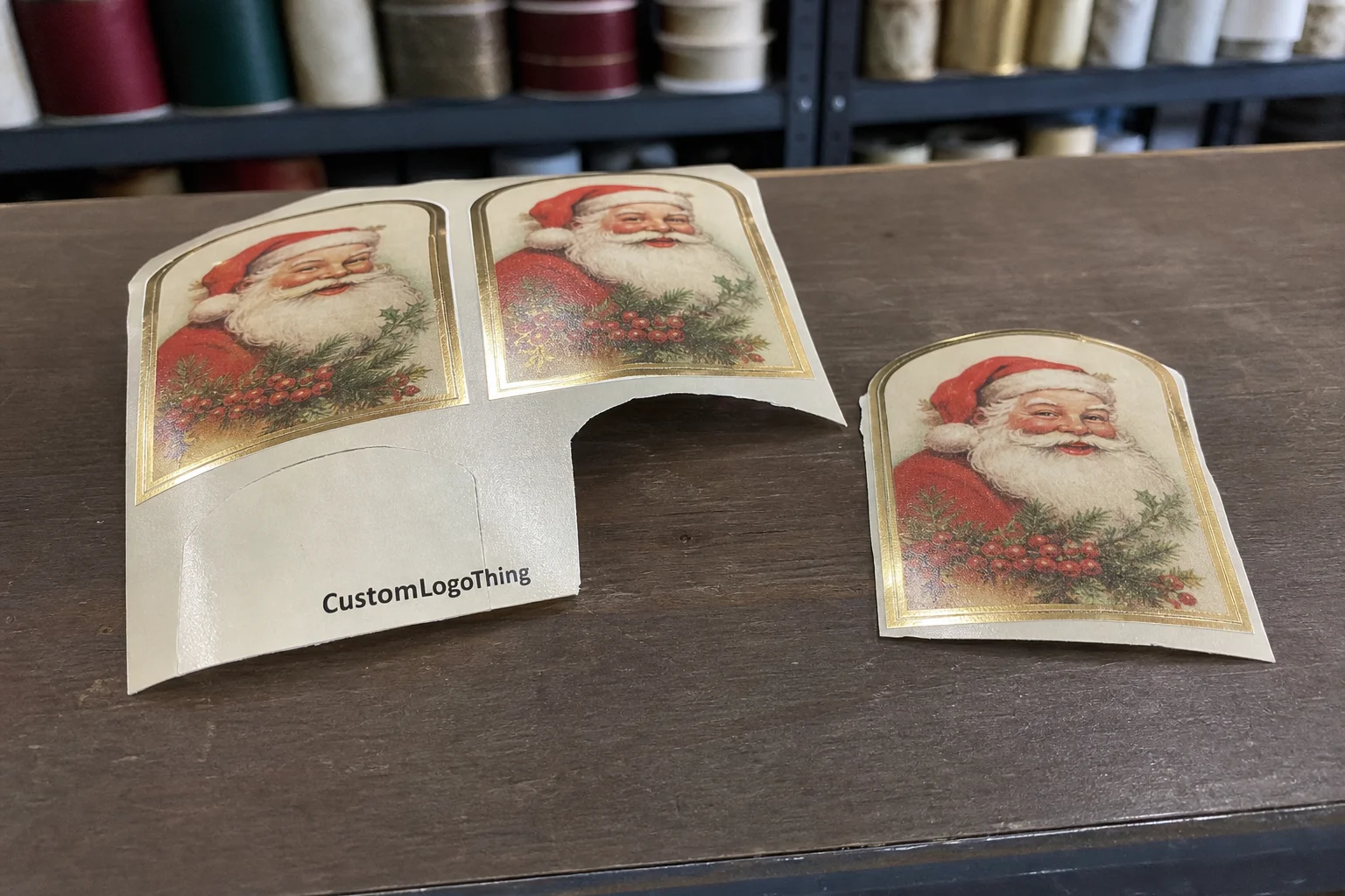 What Personalized Santa Labels Are, and Why They Matter - CustomLogoThing packaging example
