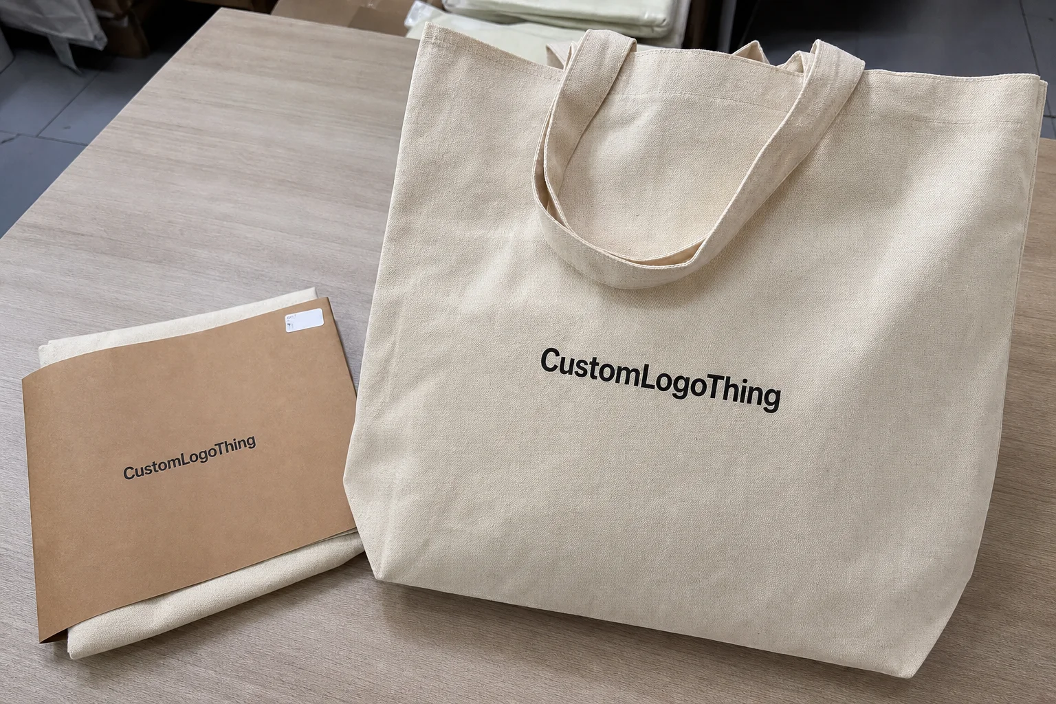custom clear drawstring bags - CustomLogoThing product photo