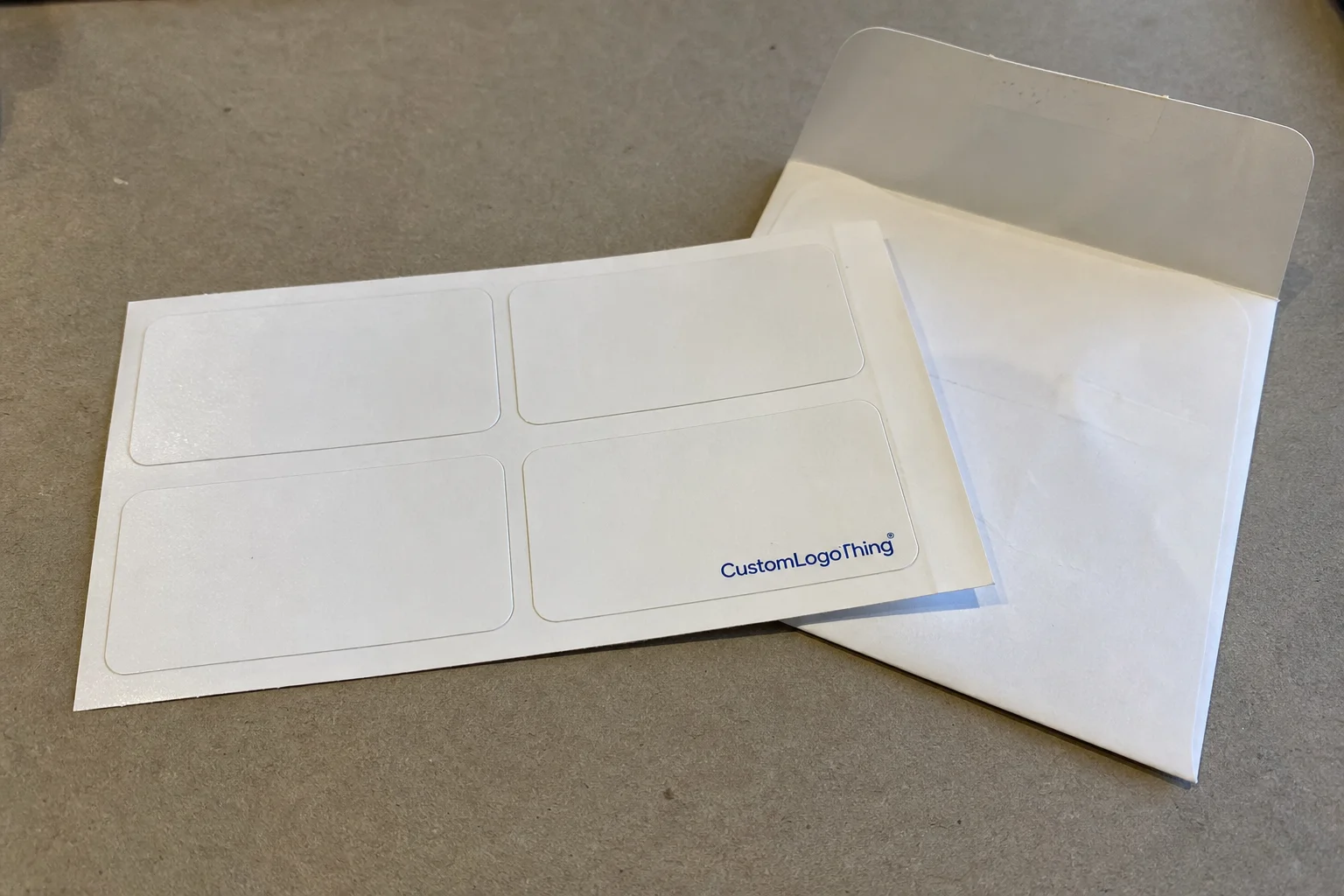 What Custom Name Tag Stickers Are and When They Beat Badges - CustomLogoThing packaging example