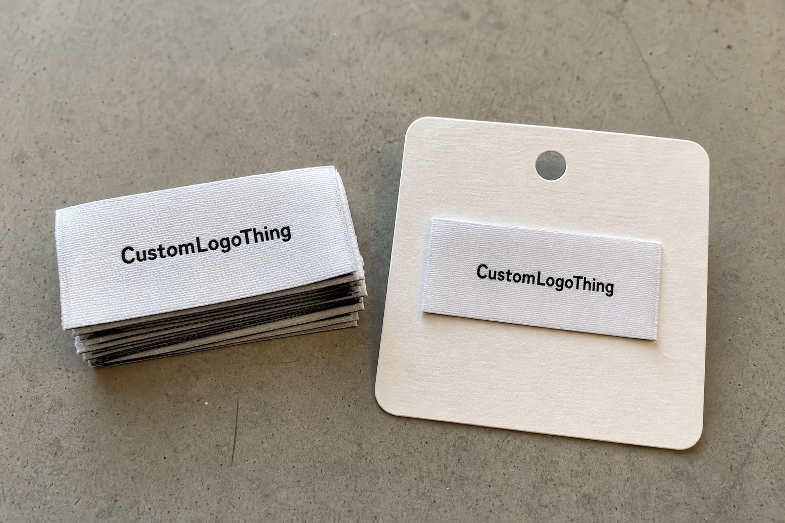 Why personalized name labels solve real wardrobe problems - CustomLogoThing packaging example
