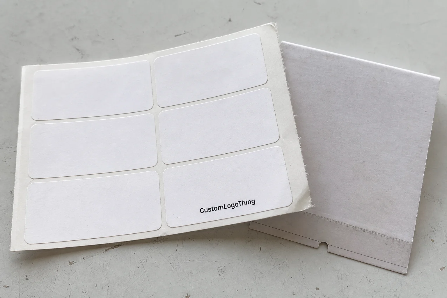 Custom address labels in clothing labeling: what they actually do - CustomLogoThing packaging example
