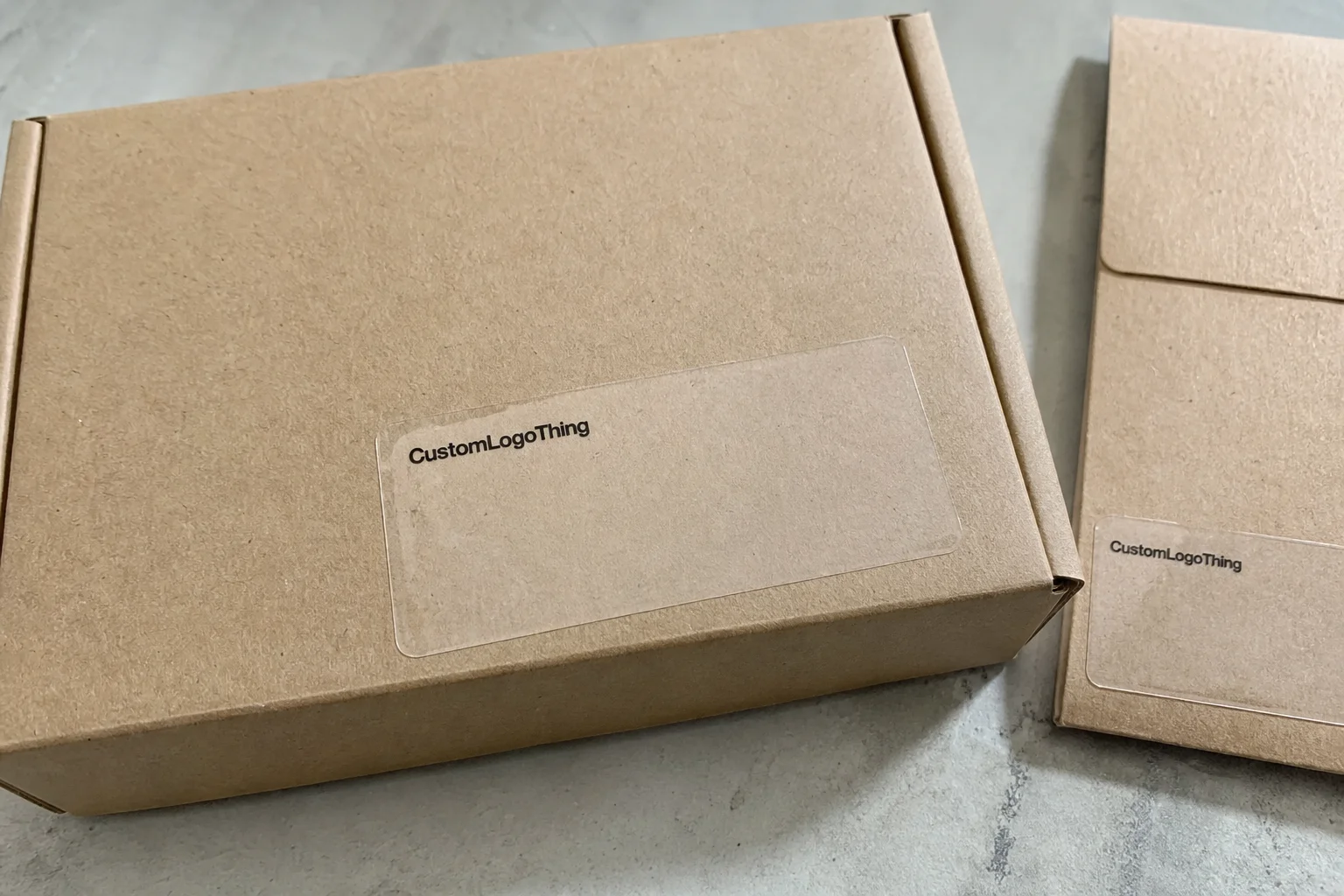 Clear Return Address Labels Personalized for Shipping