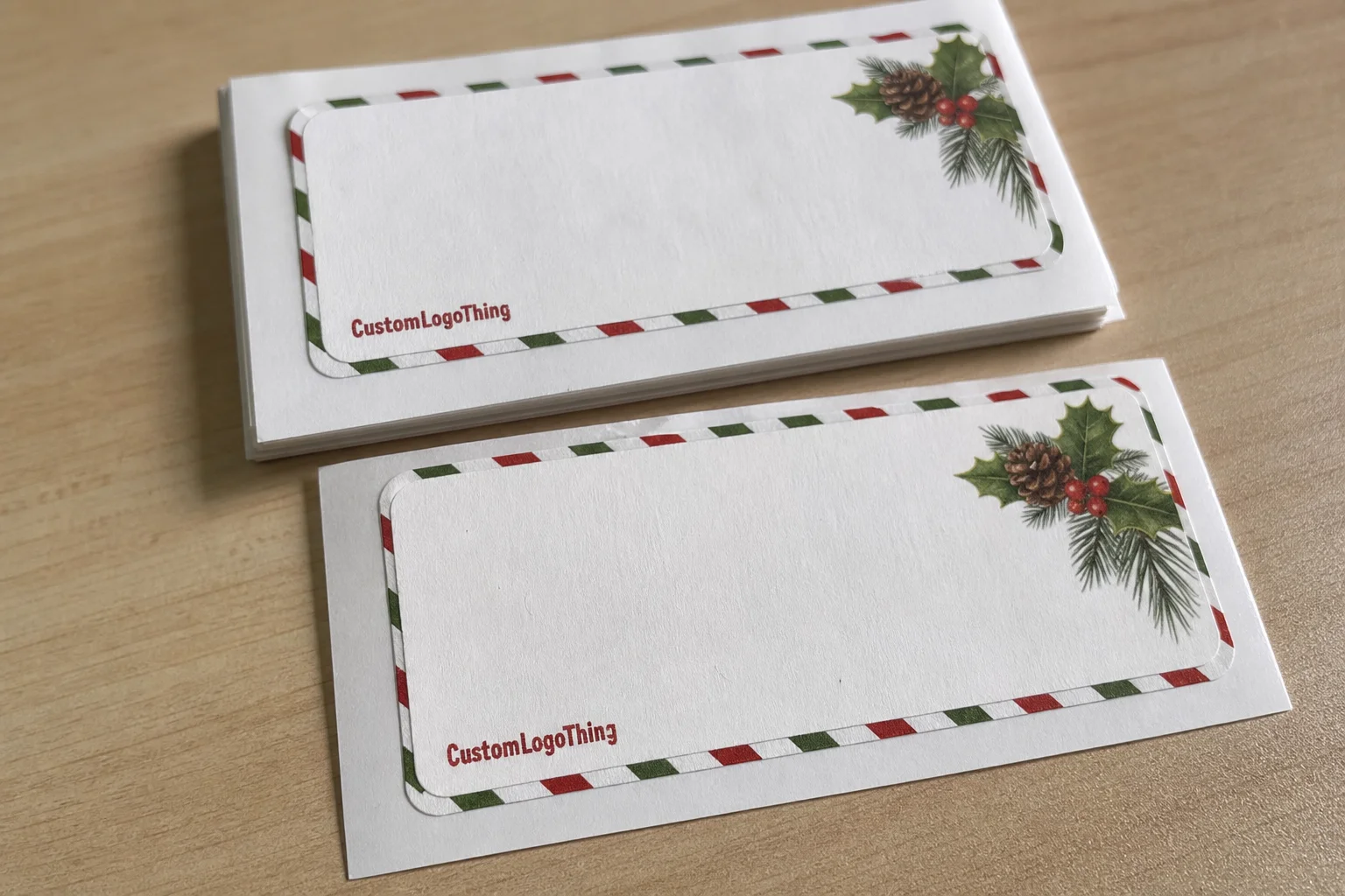 Personalized Christmas Return Address Labels to Order