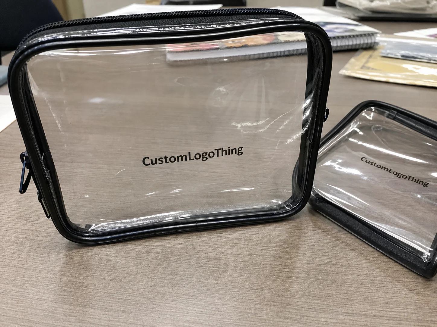 Why a Custom Clear Makeup Bag Shows Quality Fast - CustomLogoThing packaging example