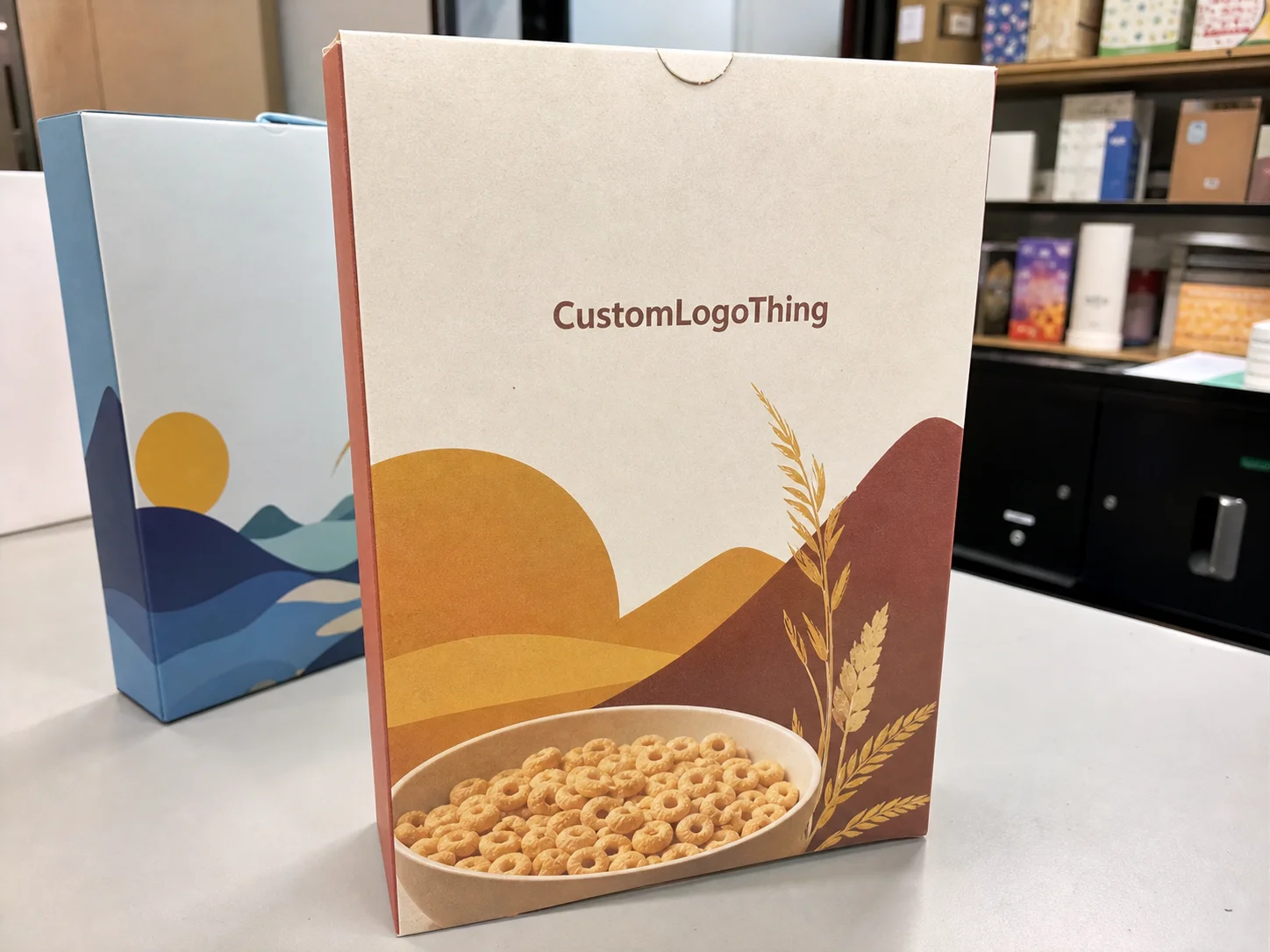 Why cereal box custom packaging stands out on shelf - CustomLogoThing packaging example
