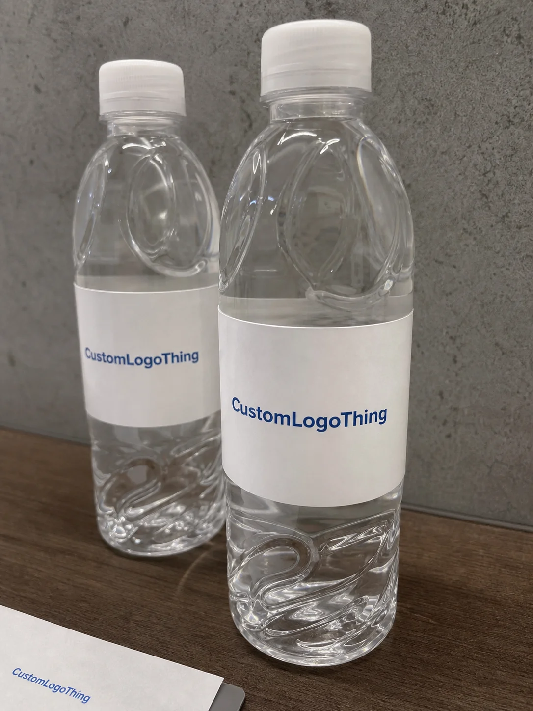Why Custom-Labeled Water Bottles Beat Plain Handouts - CustomLogoThing packaging example