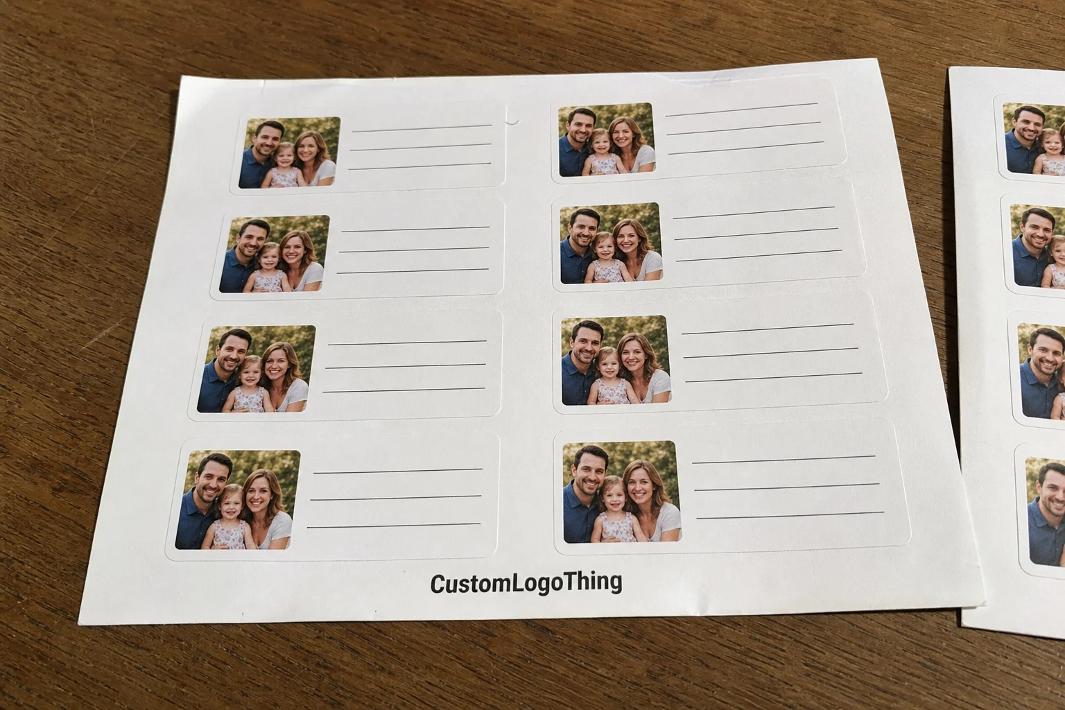 Order Personalized Address Labels With Photo for Packaging