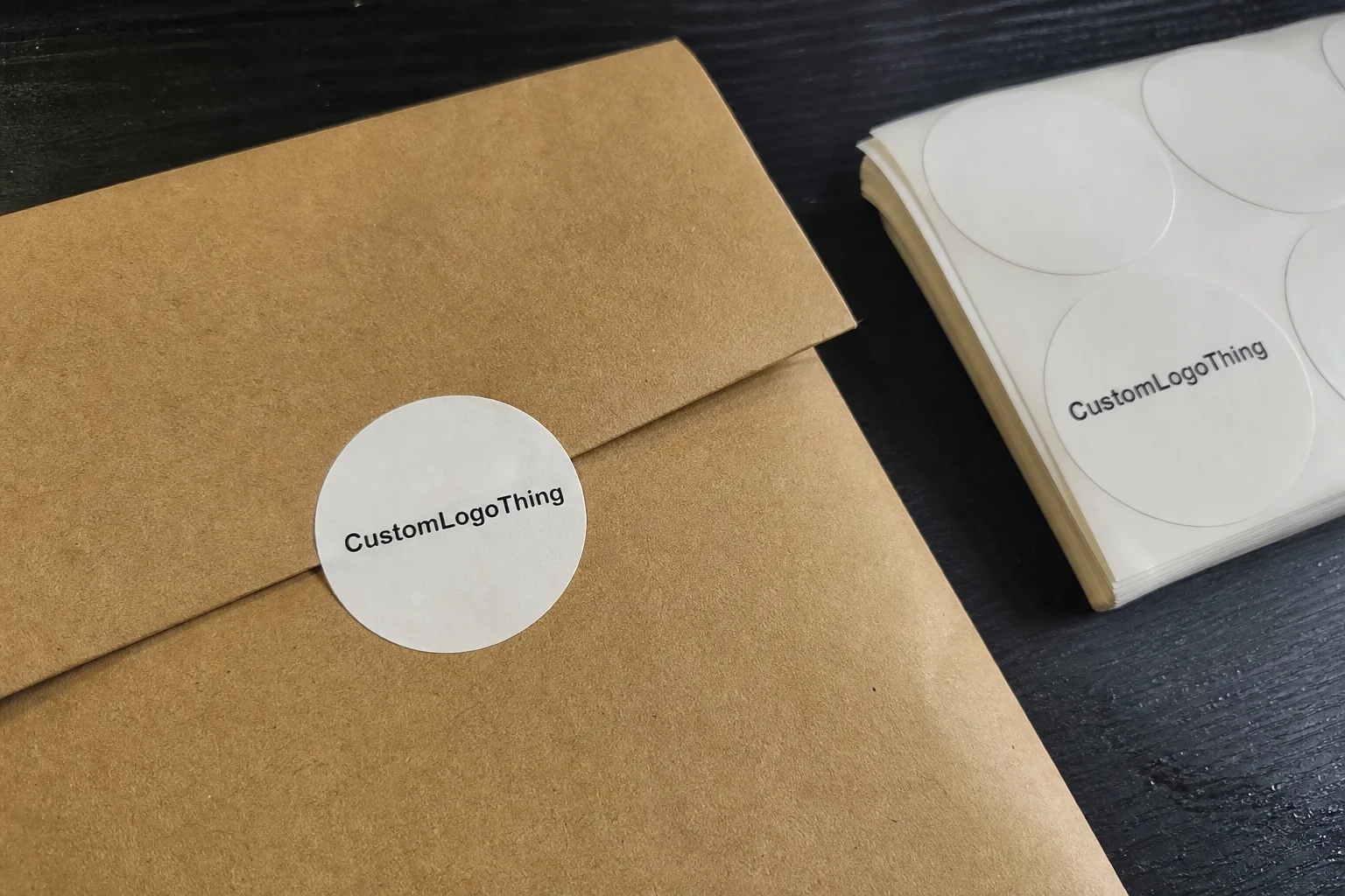 Round Address Labels Custom for Clothing Brand Orders
