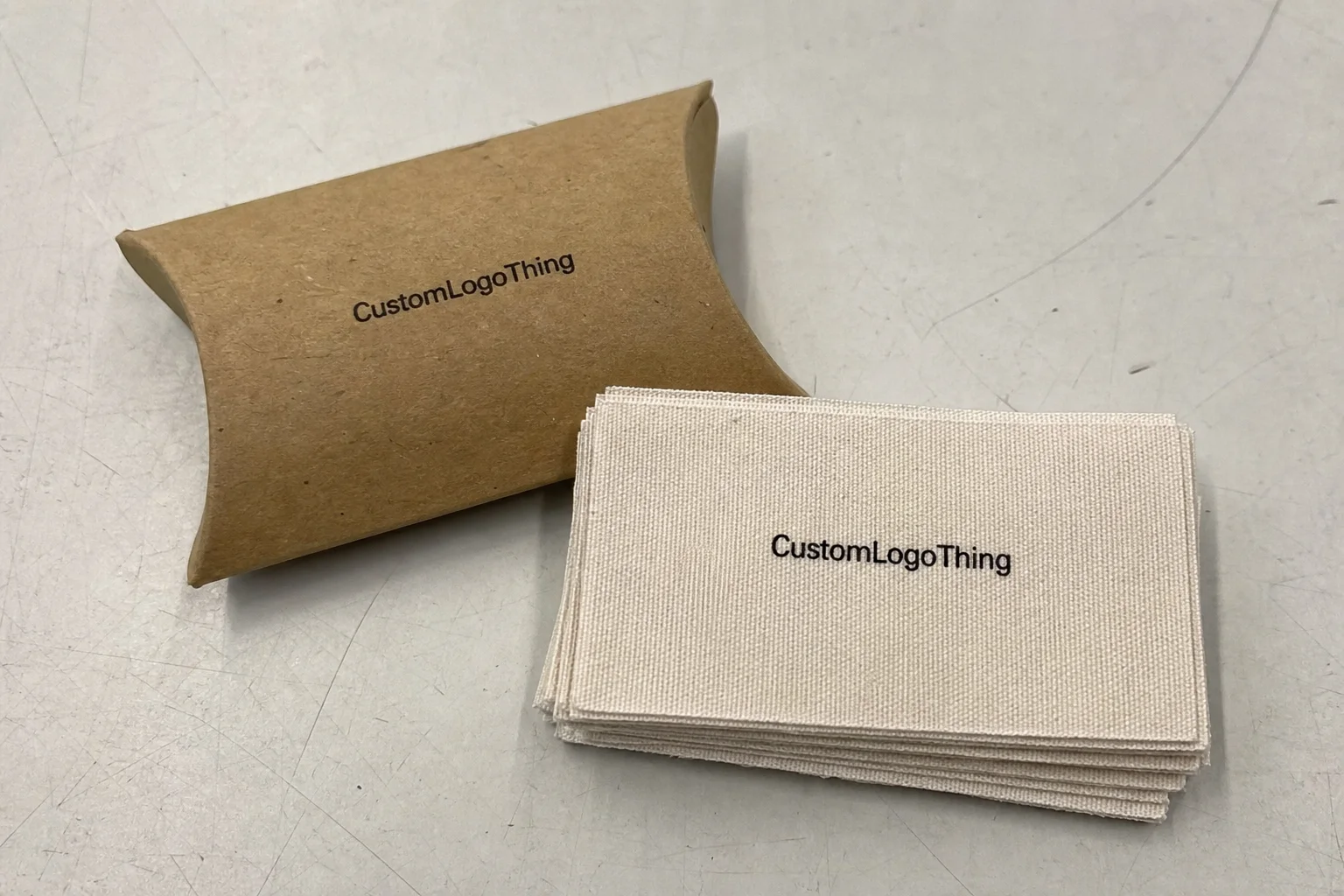 Why Custom Cotton Labels Still Punch Above Their Weight - CustomLogoThing packaging example