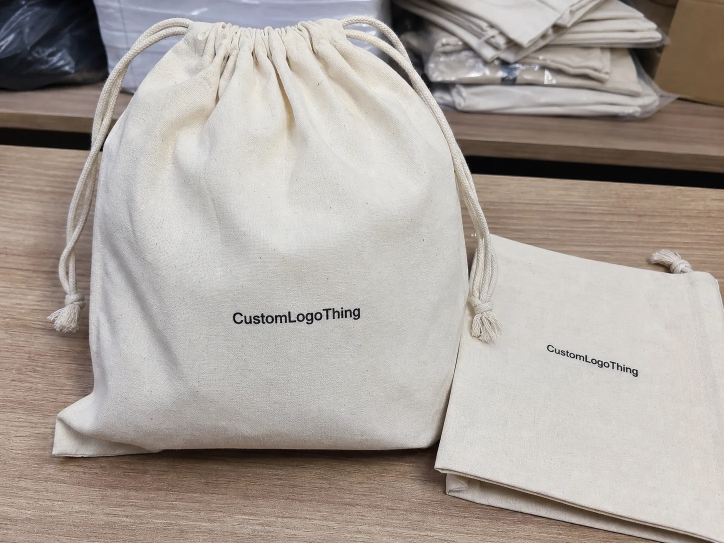 Personalized Cotton Drawstring Bags for Smart Branding