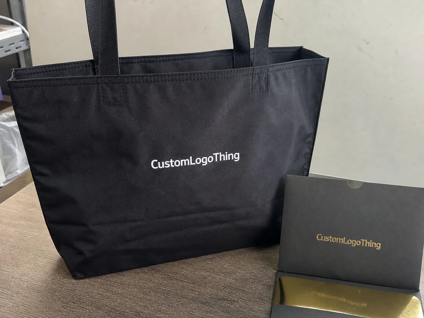 Why nylon tote bags punch above their weight - CustomLogoThing packaging example