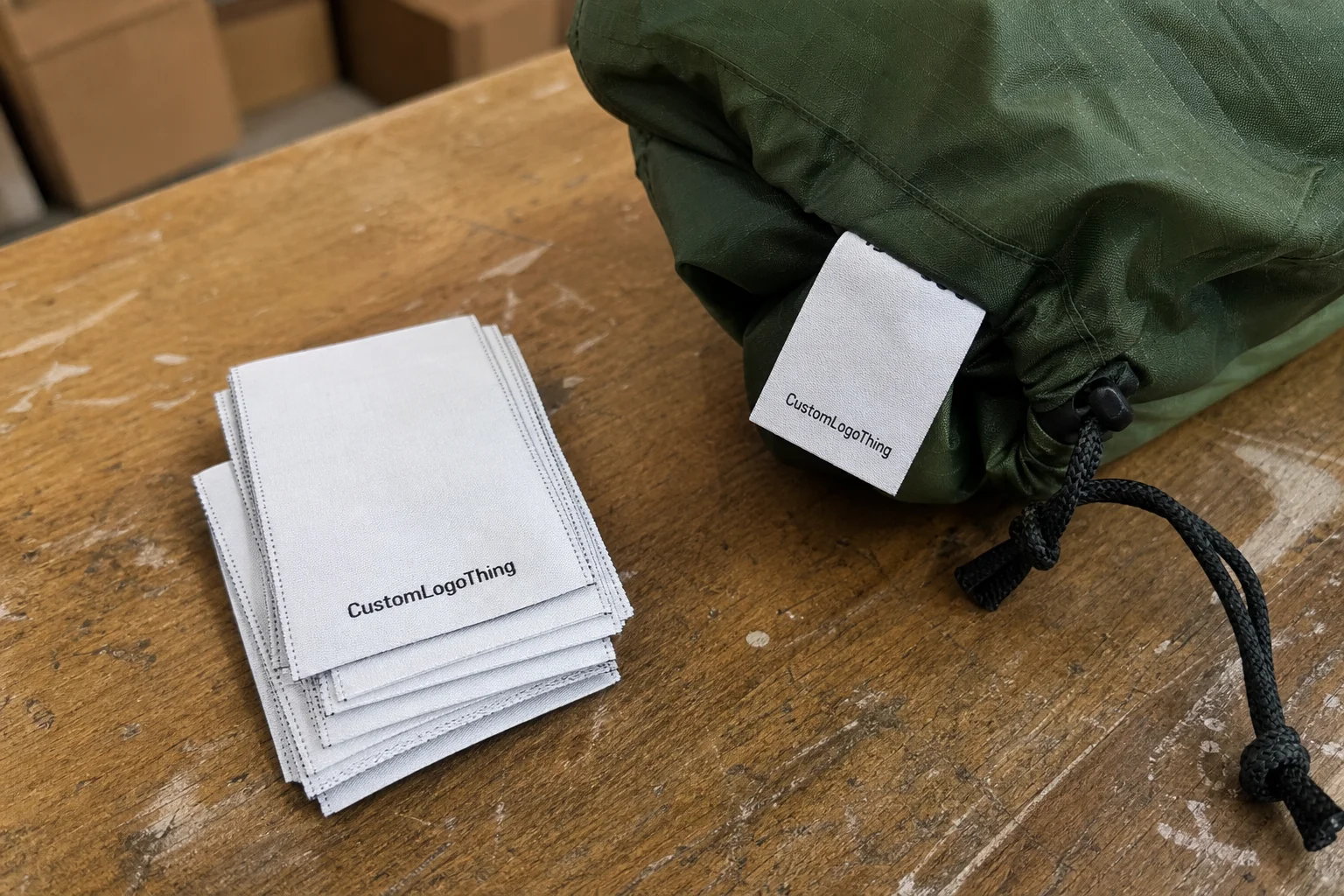 Why camp labels solve messy gear fast - CustomLogoThing packaging example