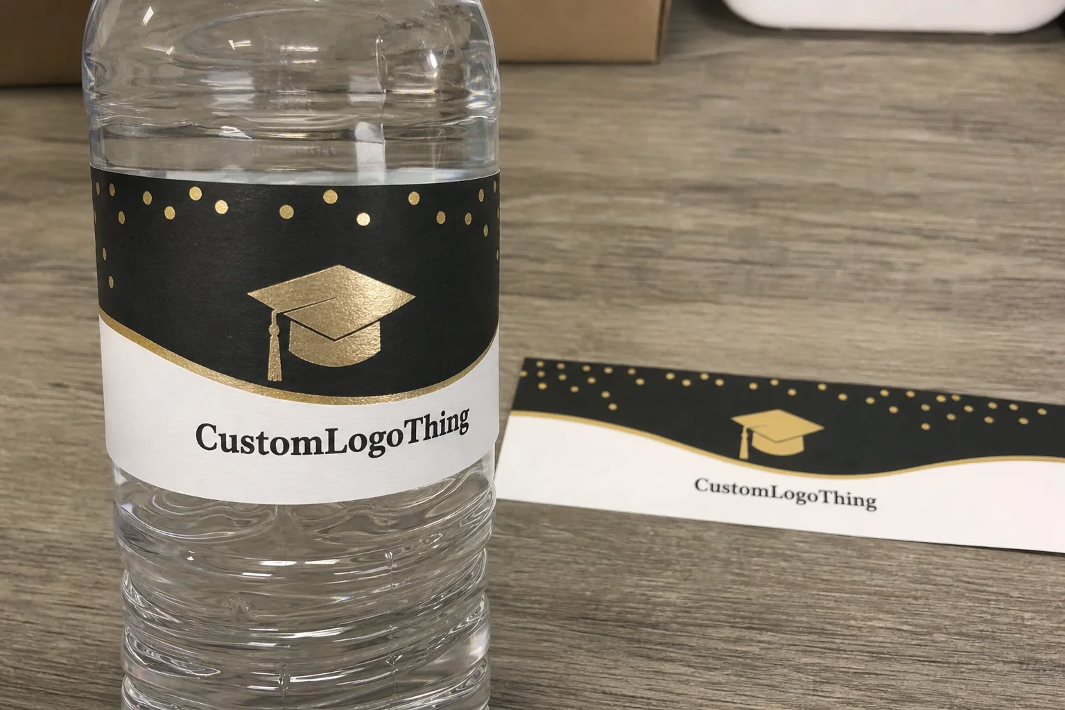 Personalized Graduation Water Bottle Labels for Bulk Orders